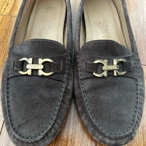 Brown Salvatore Ferragamo mocasins